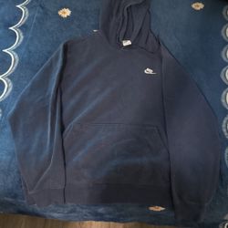 XL-MENS BLUE NIKE HOODIE