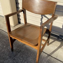Mid Century All Real Wood Guest Chair
