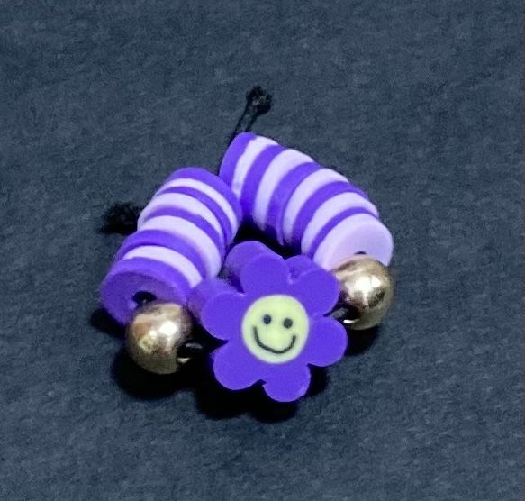 Purple Flower Ring
