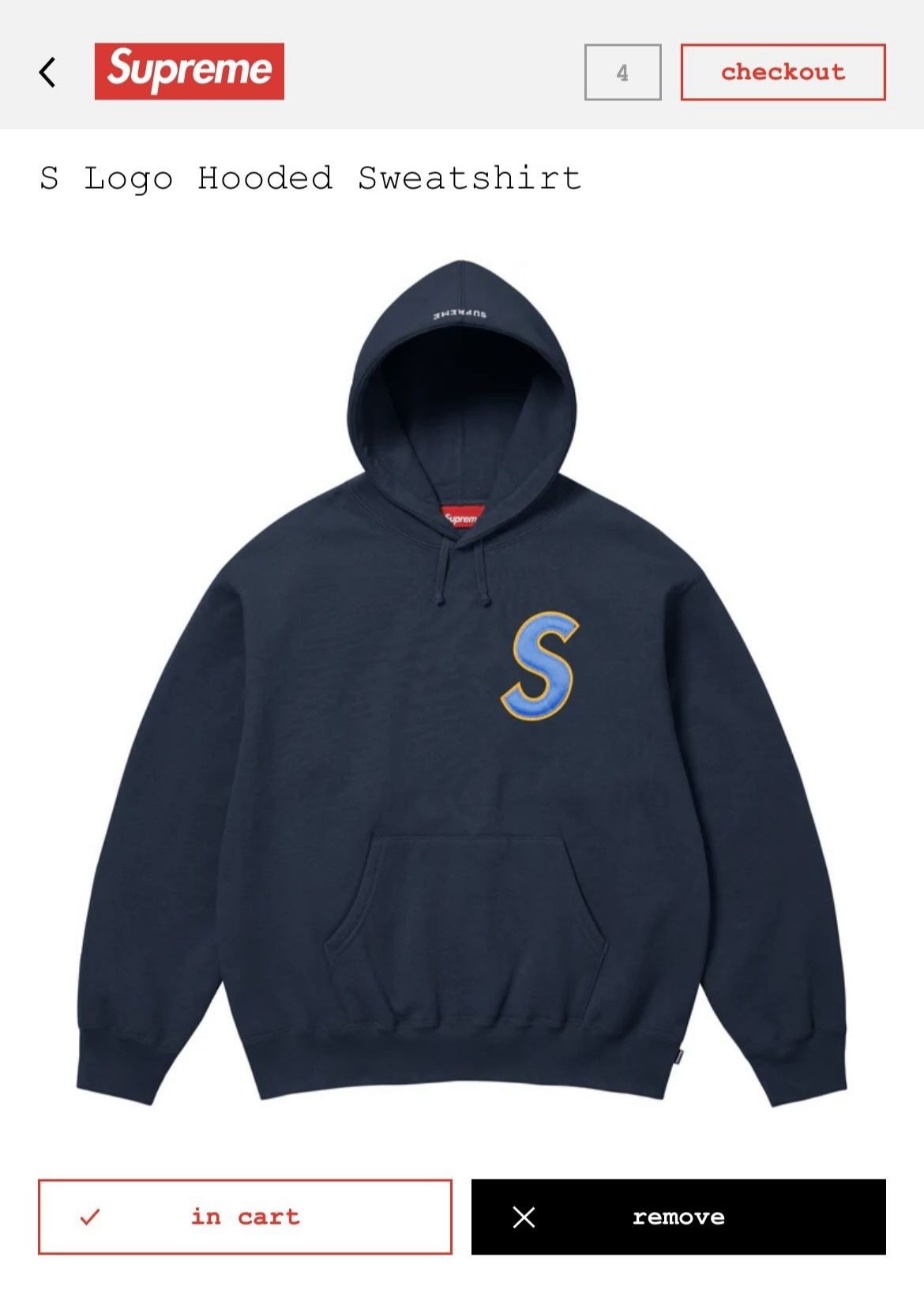 Supreme Hoodie ( Size 2XL) Brandnew