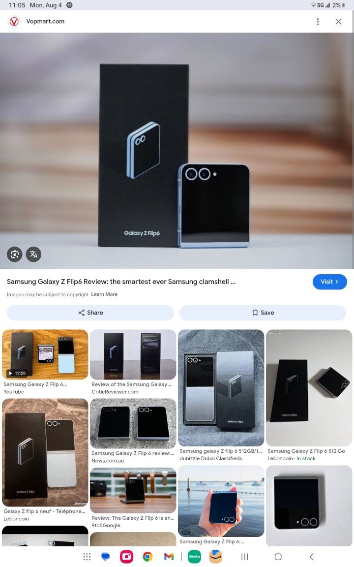 BrandNew Still In Box TMOBILE 256GB SAMSUNG GALAXY FLIP 6