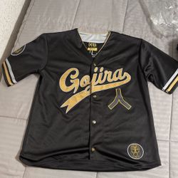 Gojira Baseball Jersey Medium Size