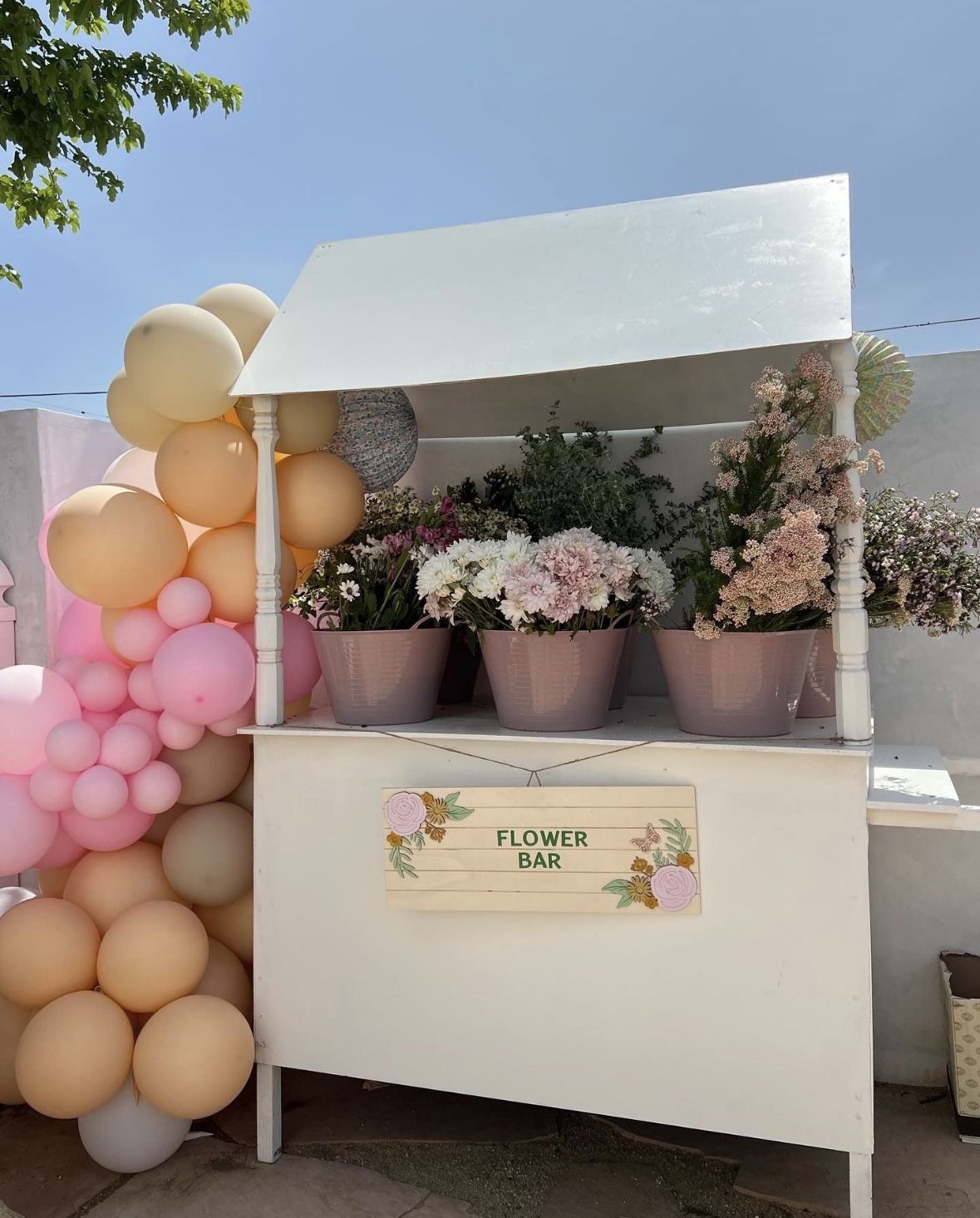 Sweet Treat Table - Floral Bar
