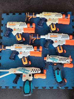 $60 Firm, Yes It's Available, Nerf Super soaker Mag Fed Water Blaster Lot, All Only, 4 Tornado Strike, 1 Switch Shot, 1 Arctic Shock, All Work