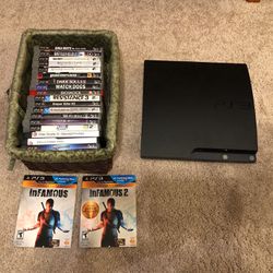 PS3 + lot of games 