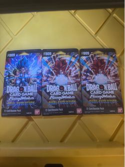 Dragon Ball Super Fusion World FB09 Dual Evolution Sleeved Booster Packs