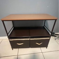 Metal 2 Drawer Cubby