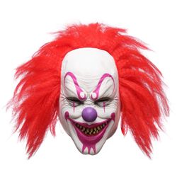 Scary Clown Costume Mask Halloween / Mascara de Payaso