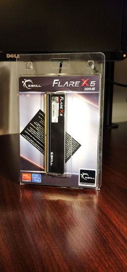New G.Skill Flare X5 RAM 16GB (1 x 16GB) DDR5-6000 PC5-48000 CL36 Single Channel Desktop Memory Module F5-6000J3636F16GX1-FX5 - Black