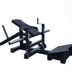 Signature Fitness Glute Bridge Plate-Loaded Hip Thrust Machine, Black, Heavy-Duty Steel Frame, 176.37 lb, Strength Training Equipment for Glute Buildi