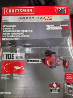 Craftsman 12" battery chainsaw.  Batt incl