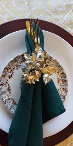 Christmas napking rings