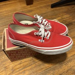 Vans Red Men’s Size 9