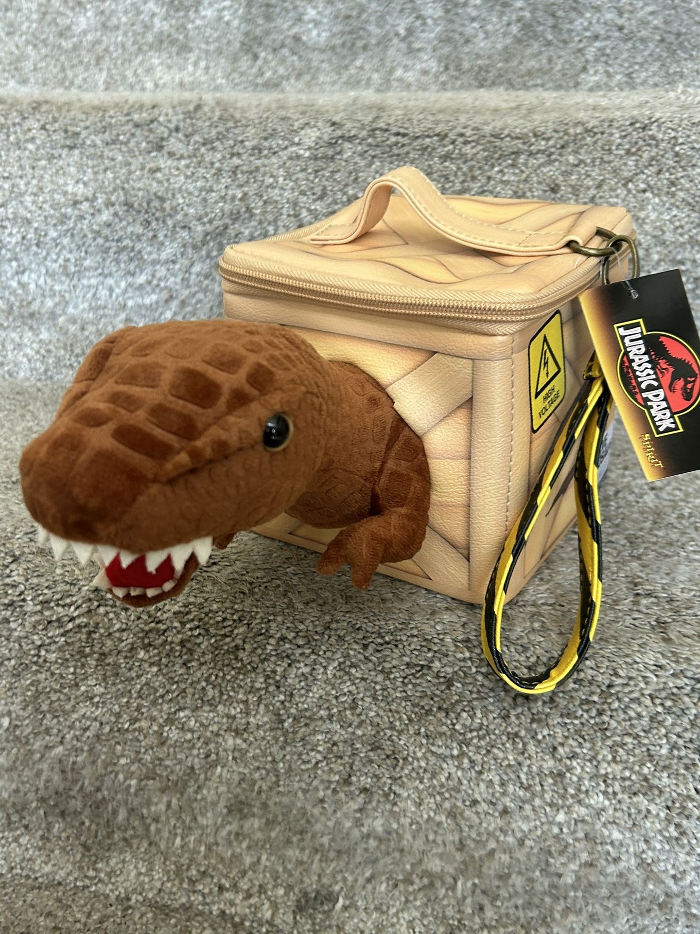 Jurassic Park Crate Wristlet Bag