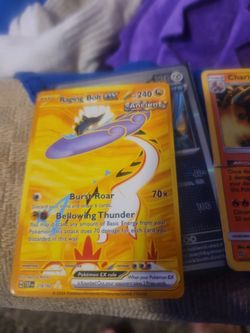 Raging Bolt EX Pokémon Card 218/162 Secret Rare