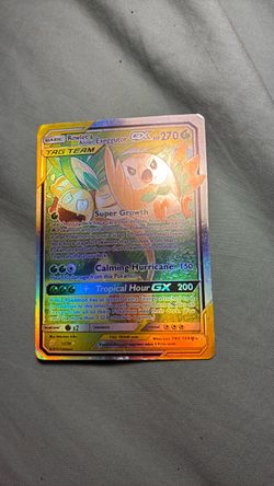 Fake Rowlet & Alolan Exeggutor GX Tag Team Pokemon Card
