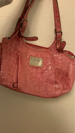 Pink purse Nicole Miller snake print