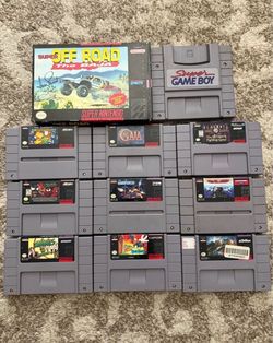 Super nintendo games 30 each