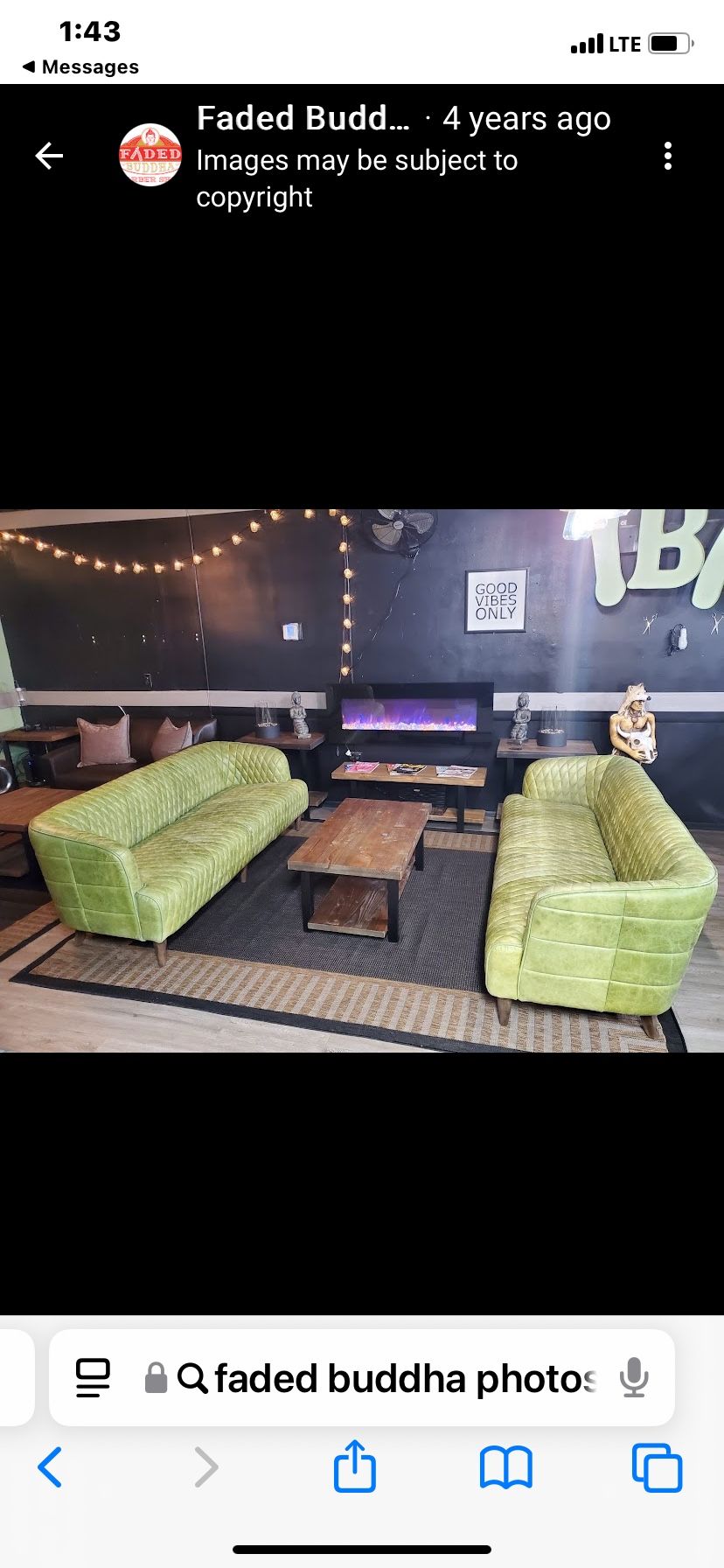 Green Quilted Leather 