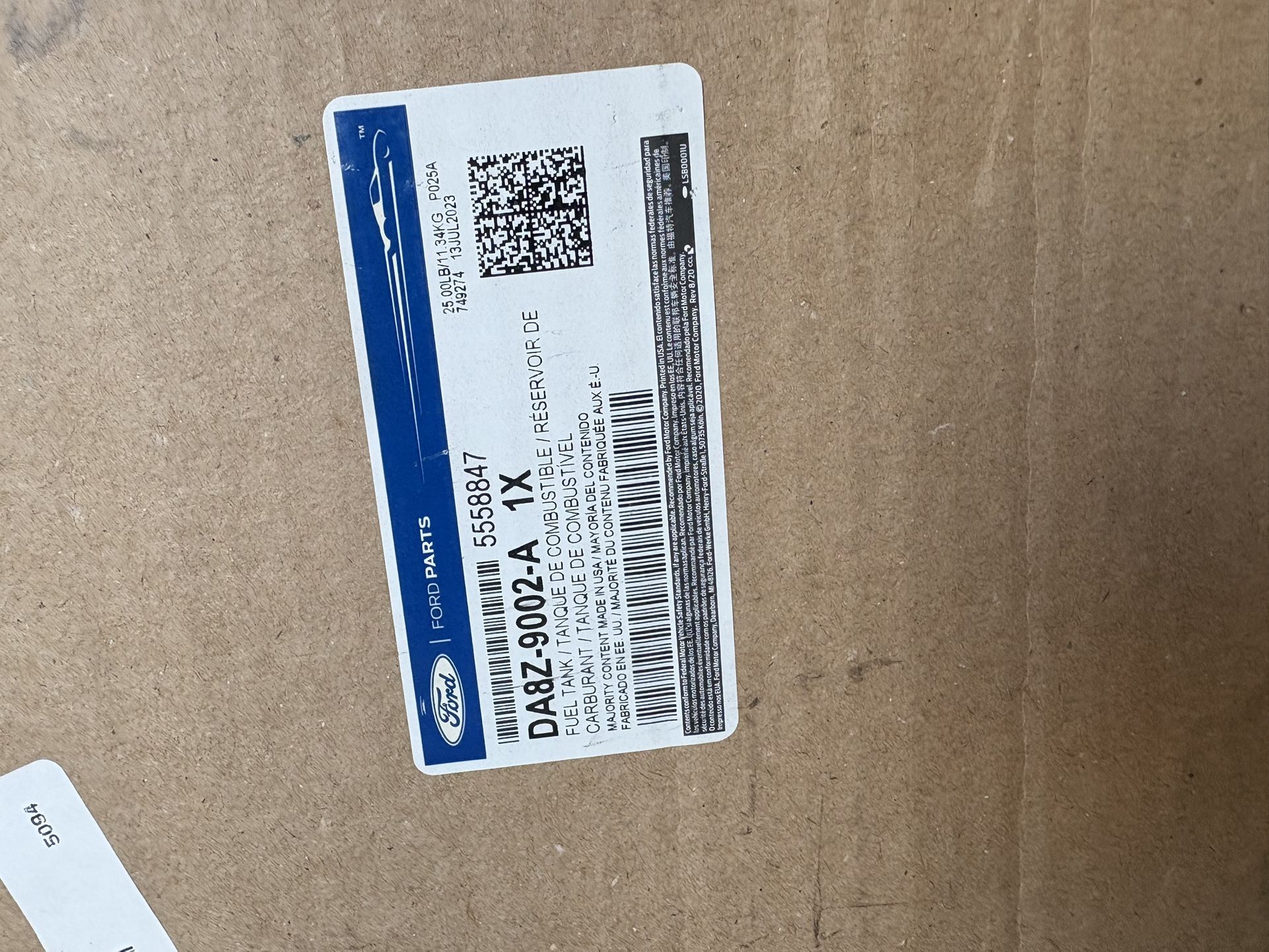 Ford Gas Tank 2013-19