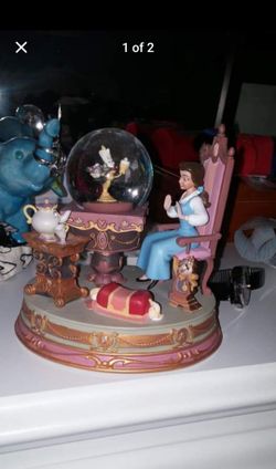 Vintage Disney Store Beauty & the Beast “Be Our Guest” Snow Globe