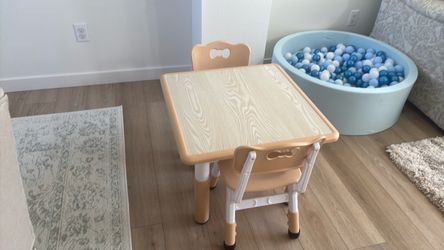 Child’s table and chairs