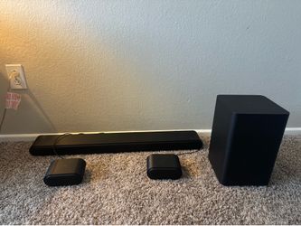 Channel Soundbar with Dolby Atmos SubWoofer and Surround Speakers
