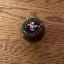 1960s Mustang Wood Shifter Knob 