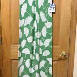 Diane Von Furstenberg X Target Green And White Floral Knit Pants - Women’s Size Small