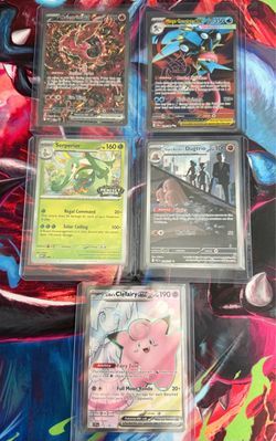 Pokemon Card Lot - 6 Cards (Clefairy ex, Greninja ex, Roserade + more) - $52