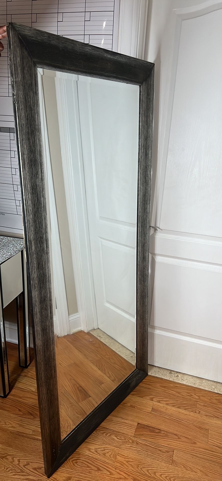 Metal Rusted Looking mirror