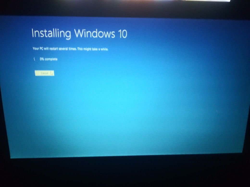 Windows 10 installs