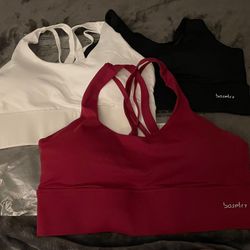 Brand New Set Of  3 High Impact Adjustable Cross Cross Back Sports Bras XXXL