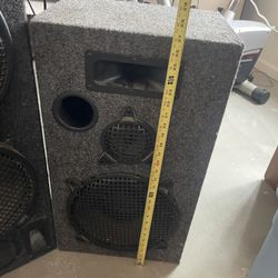 Acoustic Studio Monitor Speakers 3 Way Passive Loud Speakers 12"