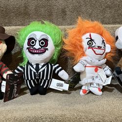 Freddy Krueger A Nightmare on Elm Street Jason Beetlejuice Pennywise IT 8” plush