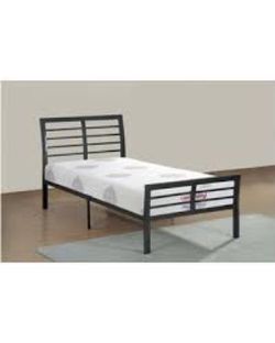 Twin metal bed