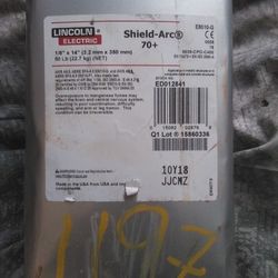 Lincoln Electric Shield Arc 70 Plus Welding Rods 1/8x14