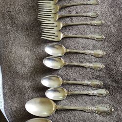 Sterling Silver Plated Silverware