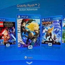 PS4 Playstation 4 + 4TB Hard Drive Loaded With 7500 GAMES