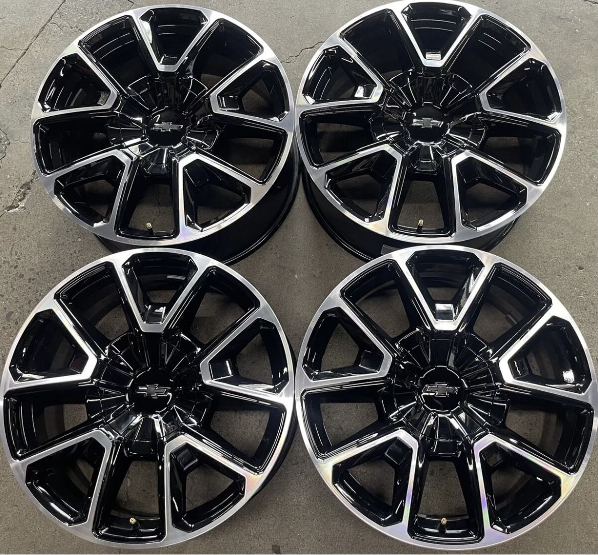 2023 Chevy Tahoe RST 22 Inch Wheels Factory Stock Oem 6 Lug 6x5.5