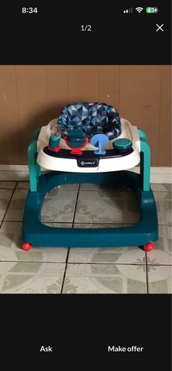 LIKE NEW SAFETY 1ST BABY ACTIVITY WALKER MUSIC LIGHTS AND SONGS WORKS!!!!!