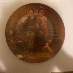 Edward Knowles Limited Edition Norman Rockwell Plate