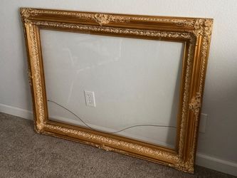 Beautiful Golden Frame W/ Glass