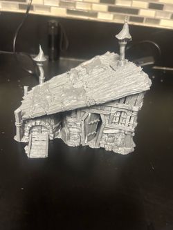 DnD terrain grave digger hut