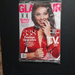 Glamor Magazine With Gina Rodriguez Cover Model