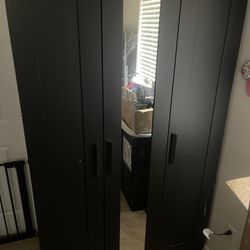 Black Wardrobe Closet 