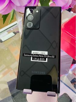 Samsung Galaxy Note 20 Ultra 5G 128 Gb and clean imei