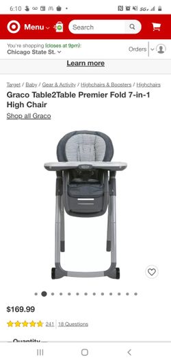 Graco baby high chair