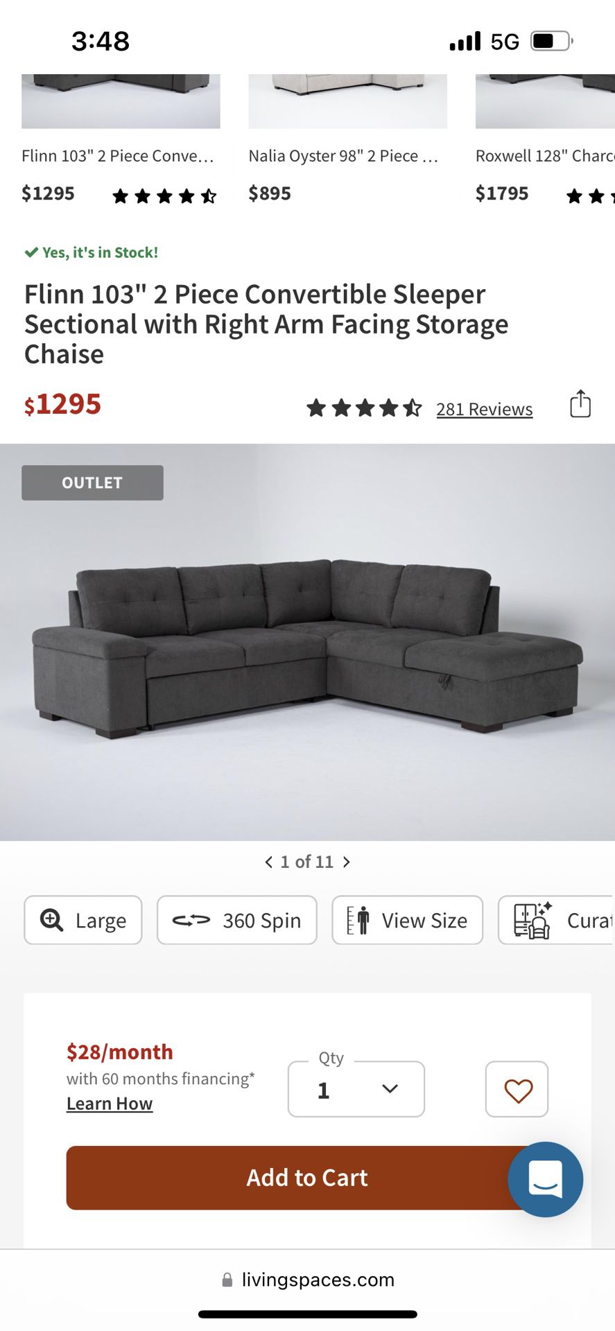 Sectional Couch With Storage