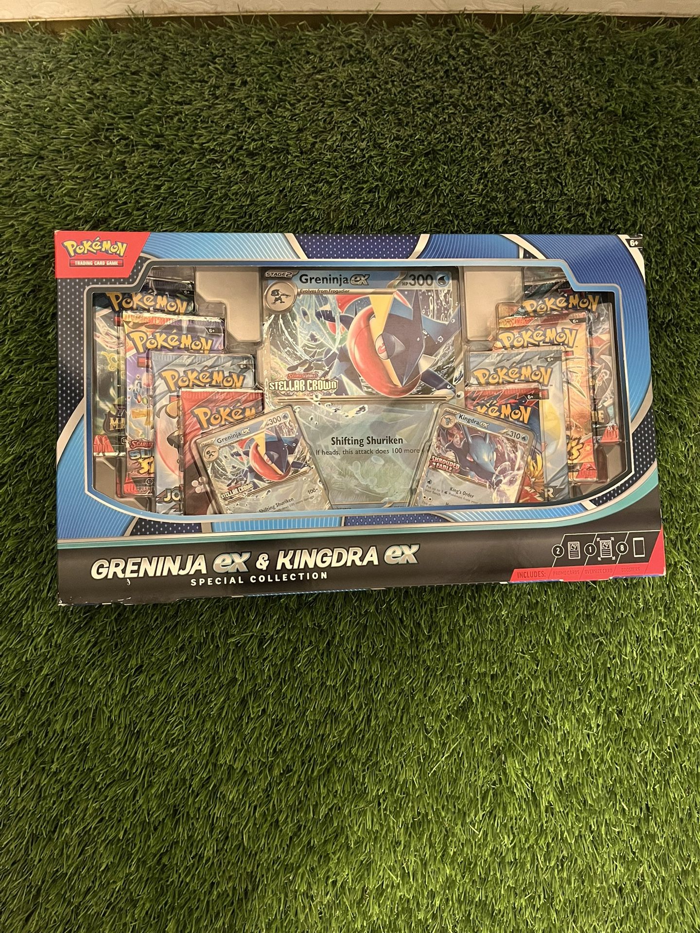 Pokemon Greninja ex & Kingdra ex box